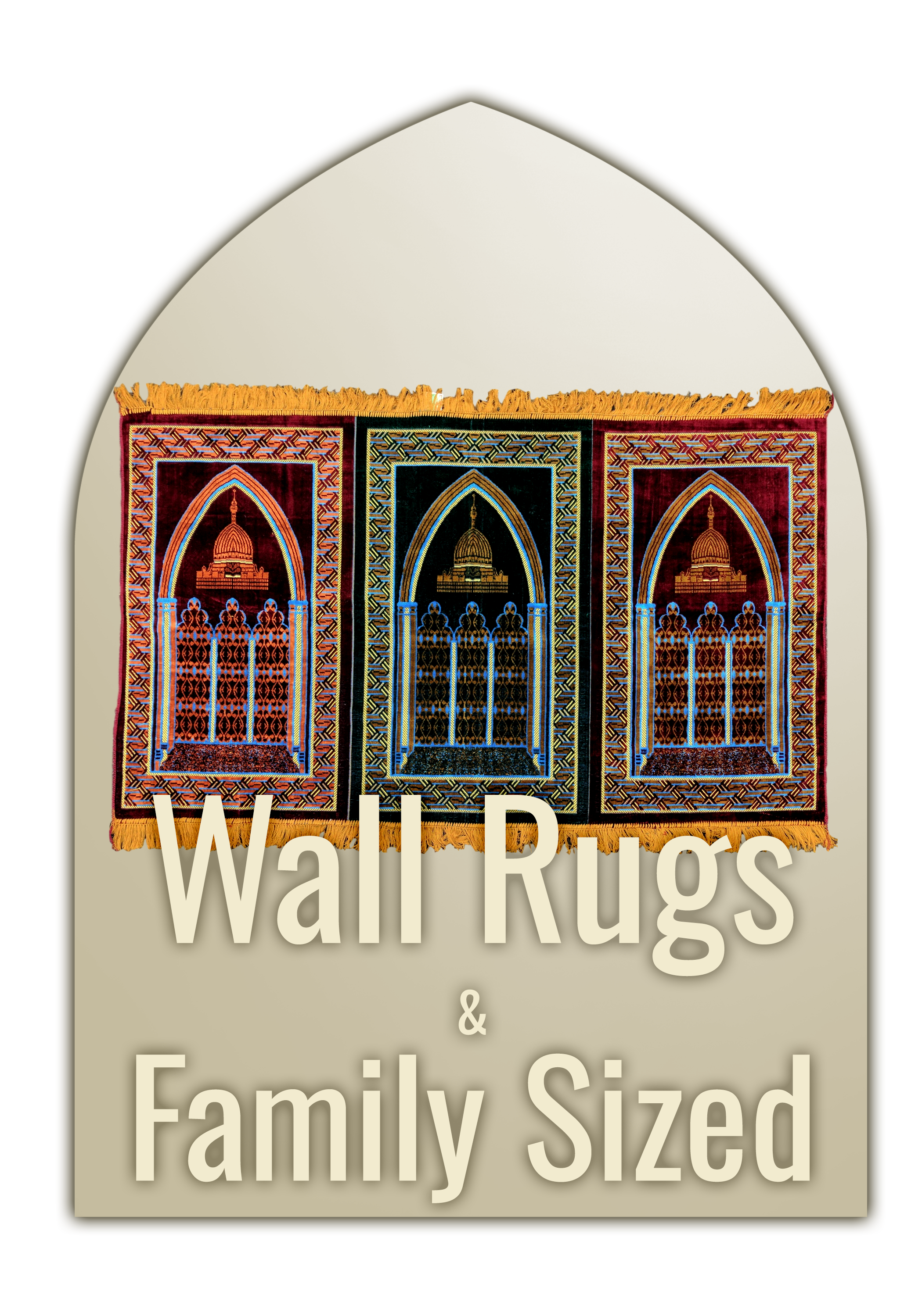 Wall Rugs and Family Size Congregation Rugs