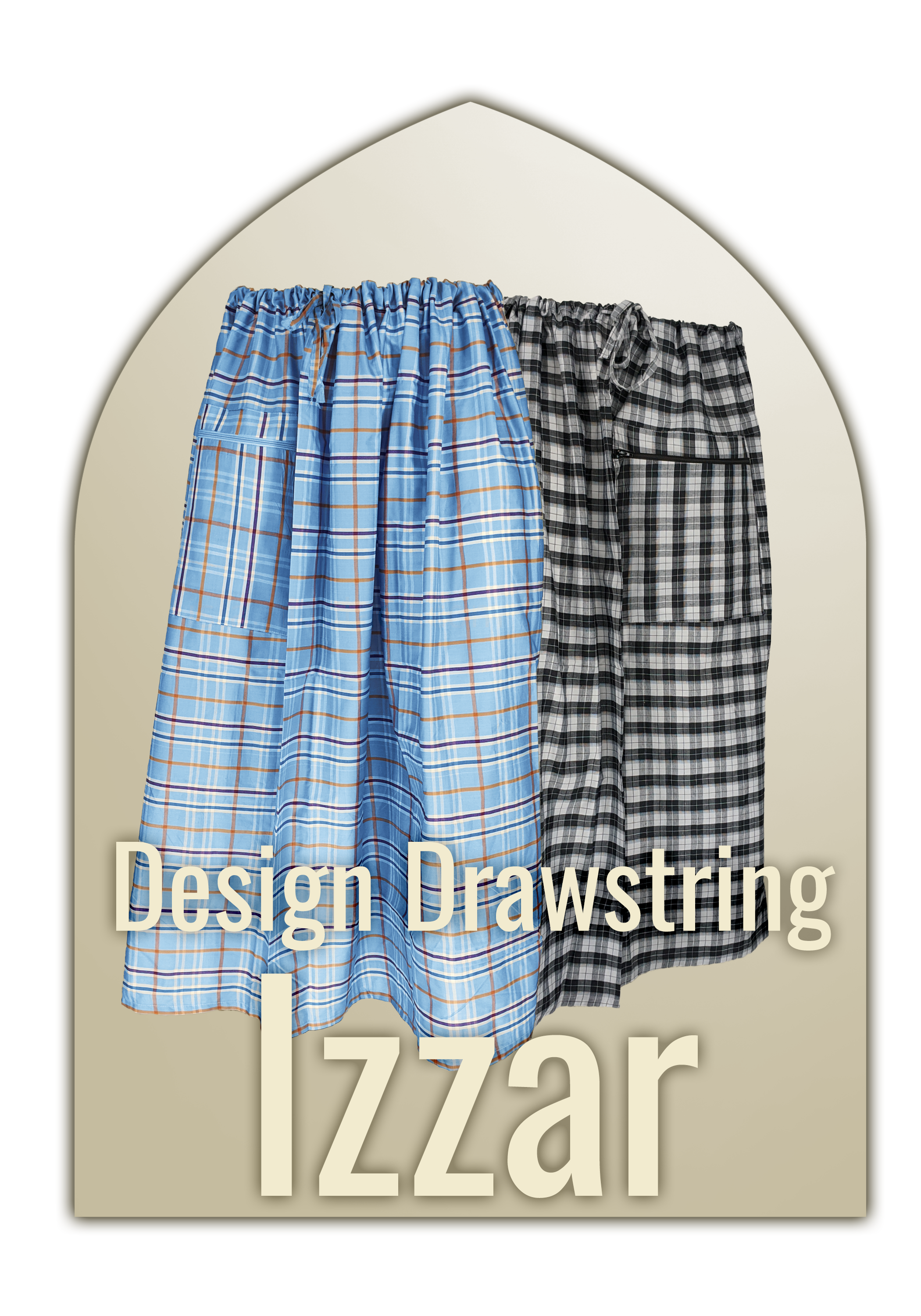 Design Drawstring Men Izzar Lungi