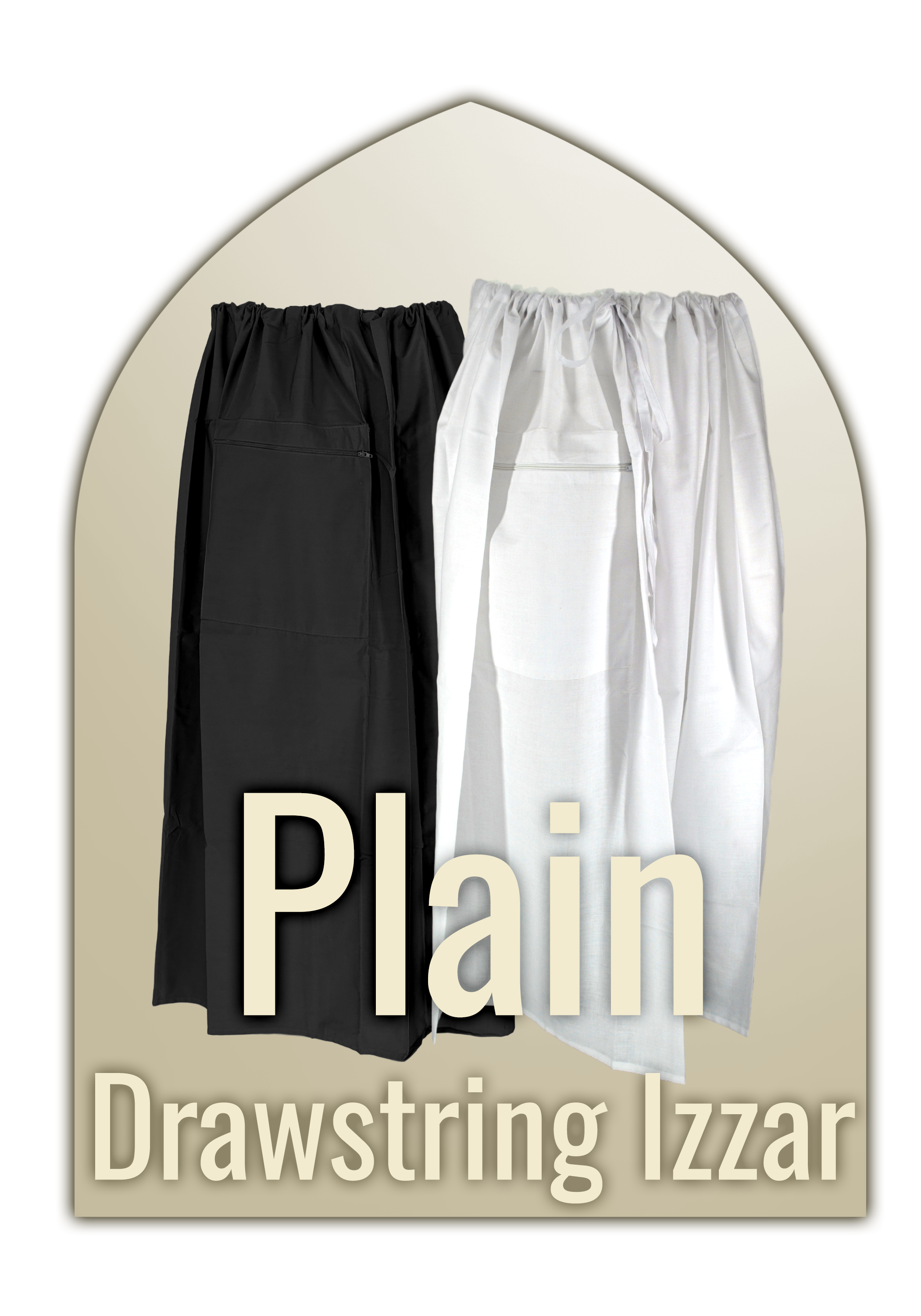 Plain Solid Color Drawstring Men Izzar Lungi