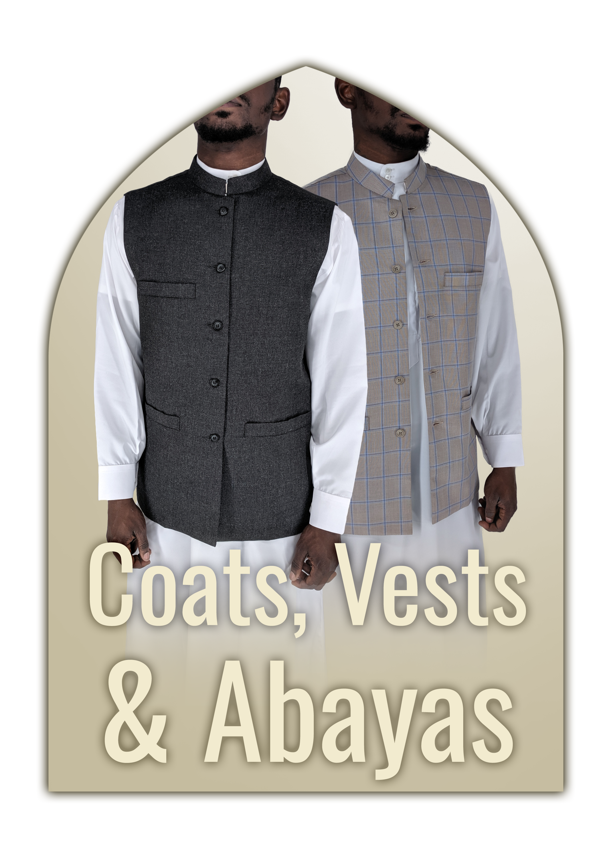 Men Coats, Vests, & Abayas