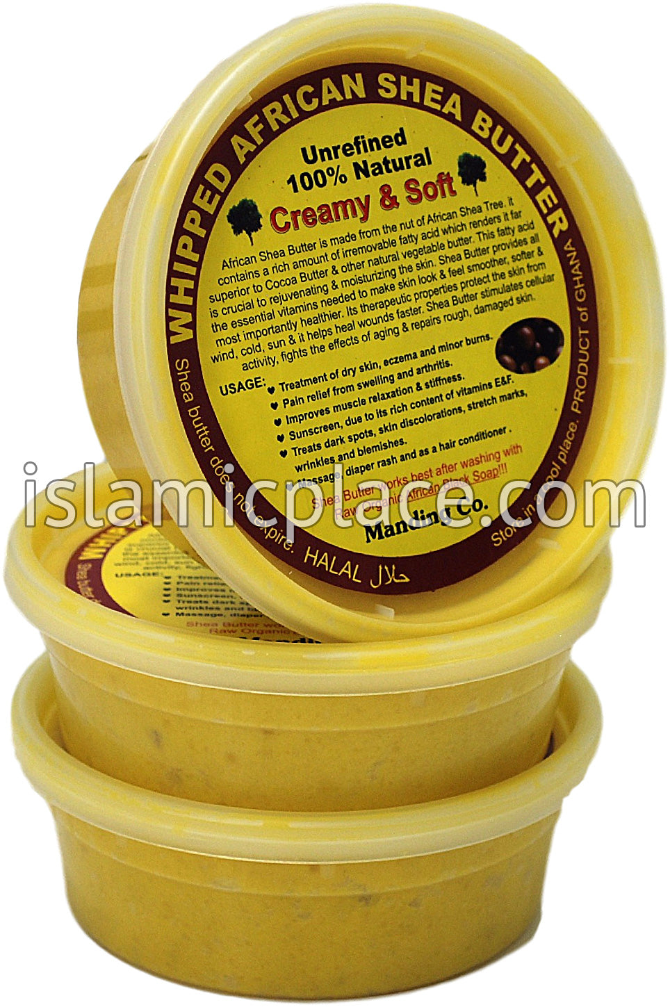 100% Natural African Shea Butter (8 oz - Yellow Shea Butter)