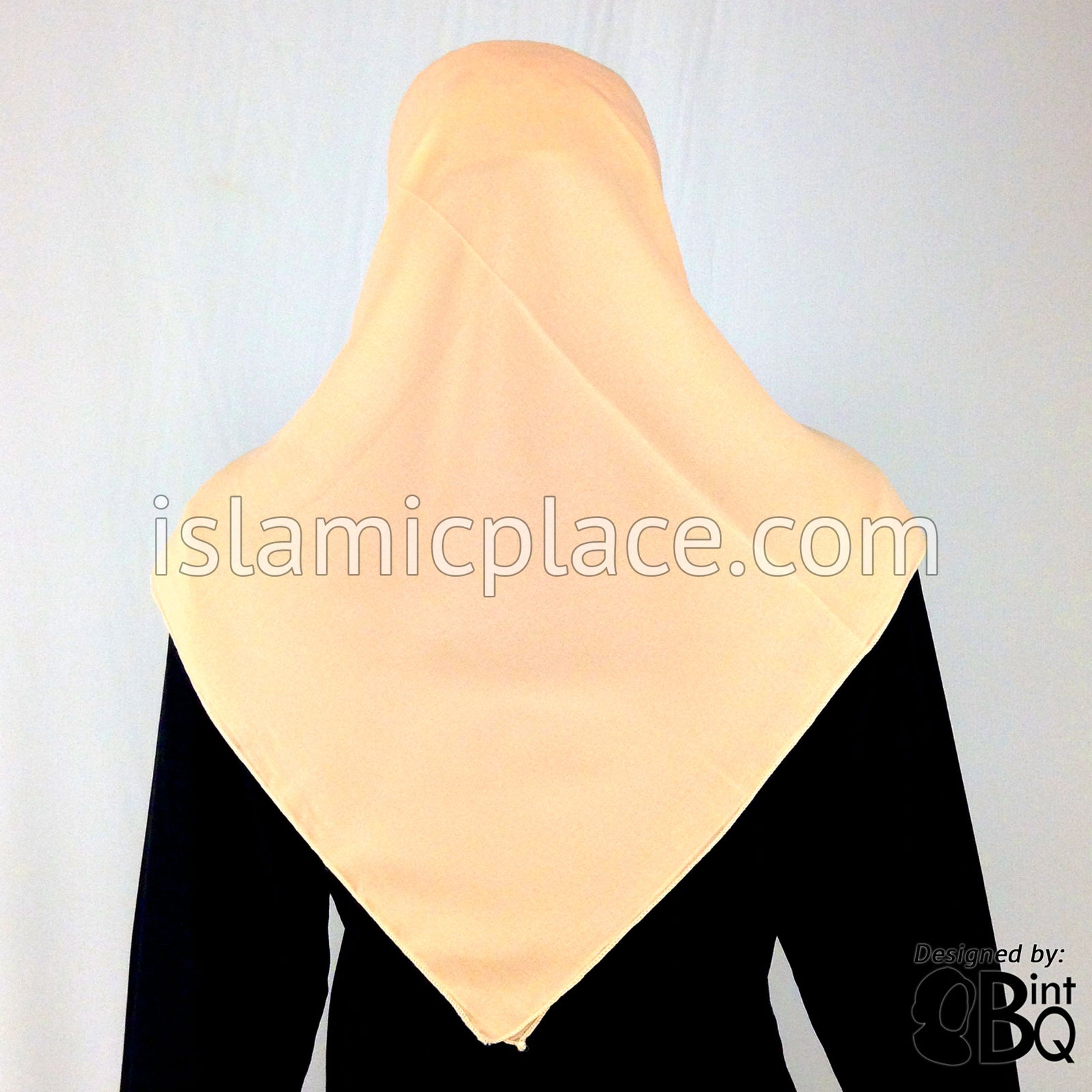 Warm Ivory - Georgette 45" Square Khimar