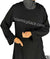 Black - Farah Urban Abaya with large front pockets and front and back pleats by BintQ - BQ180