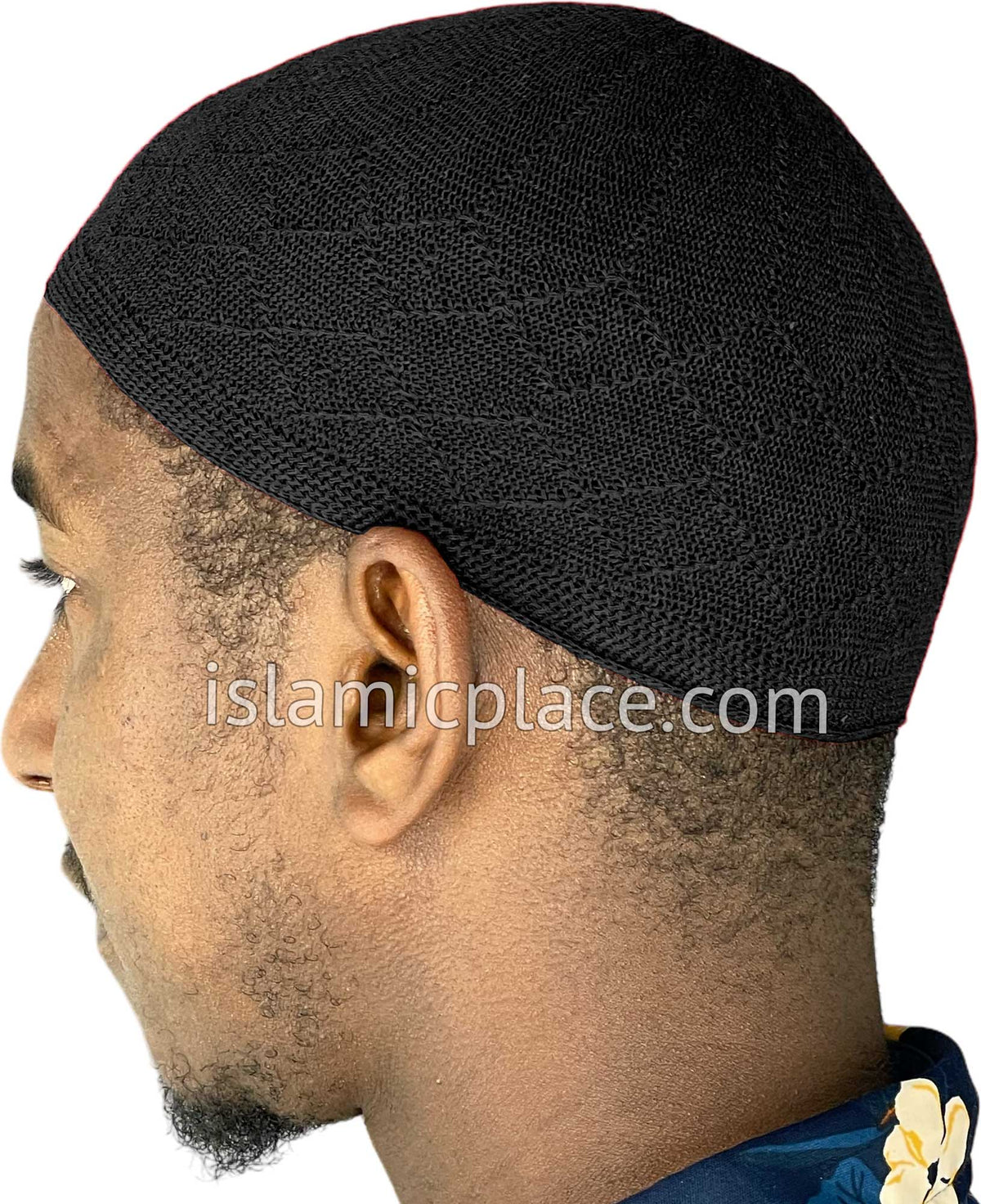 Black - Soft Cotton Knitted Kufi