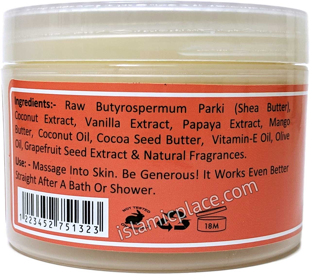 Coconut & Papaya Whipped Shea Butter