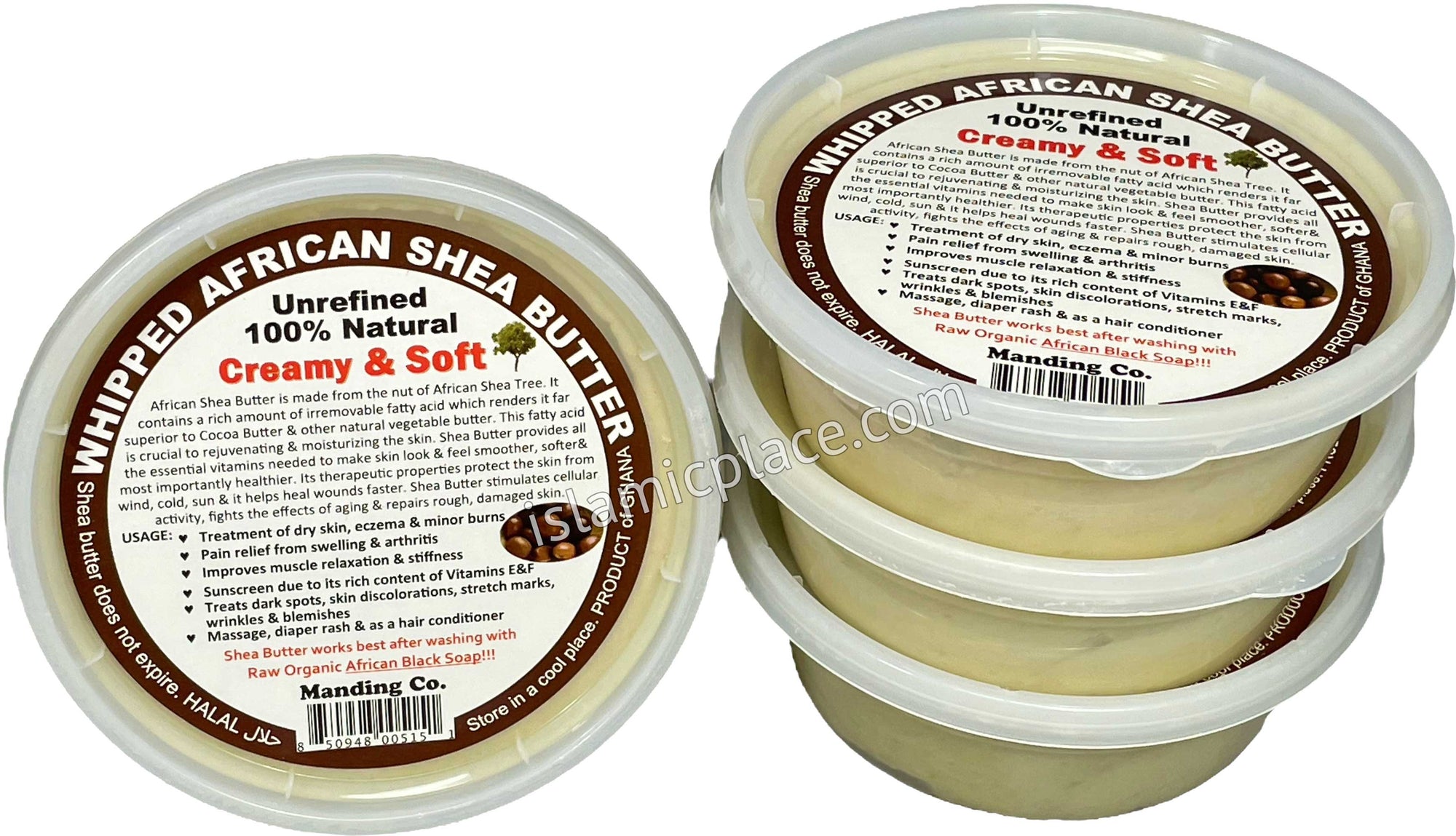 100% Raw African Shea Butter (8 oz - White Shea Butter)