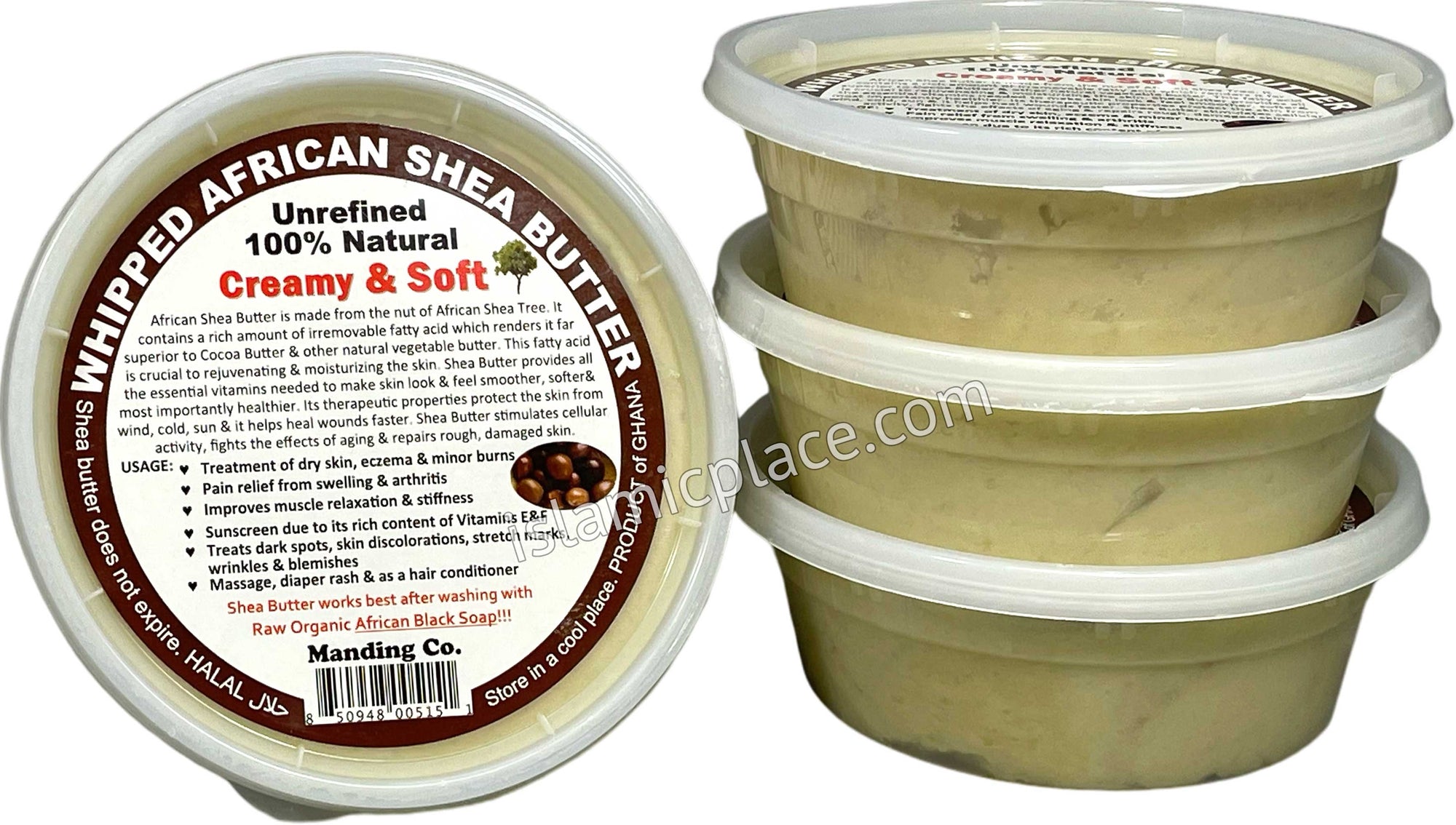 100% Raw African Shea Butter (8 oz - White Shea Butter)