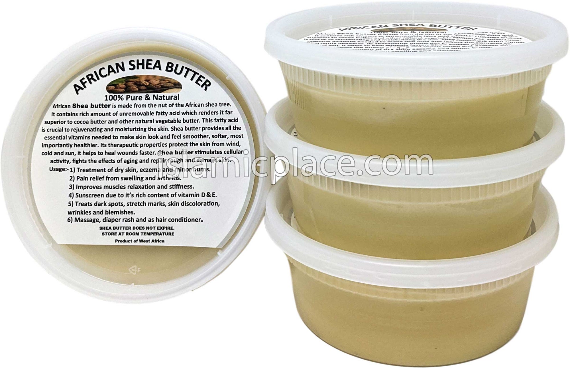 100% Raw African Shea Butter (8 oz - White Shea Butter)