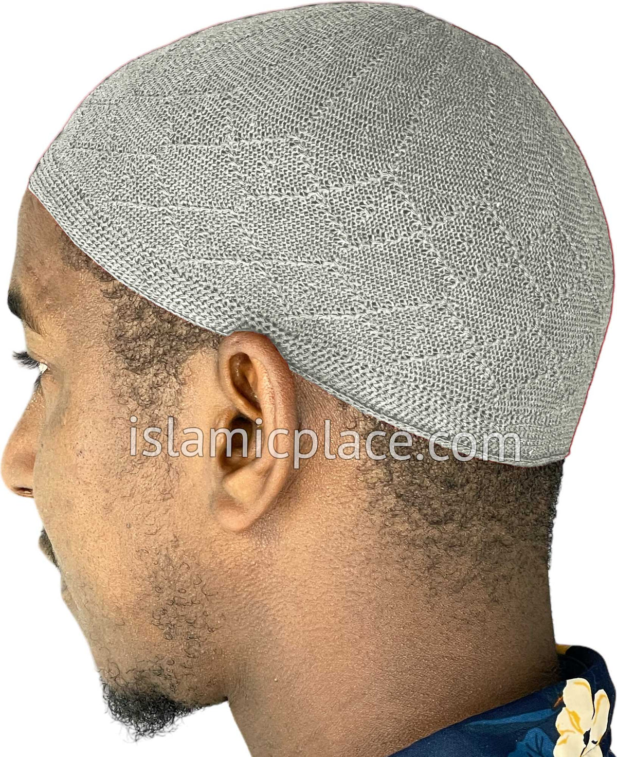 Silver Gray - Soft Cotton Knitted Kufi