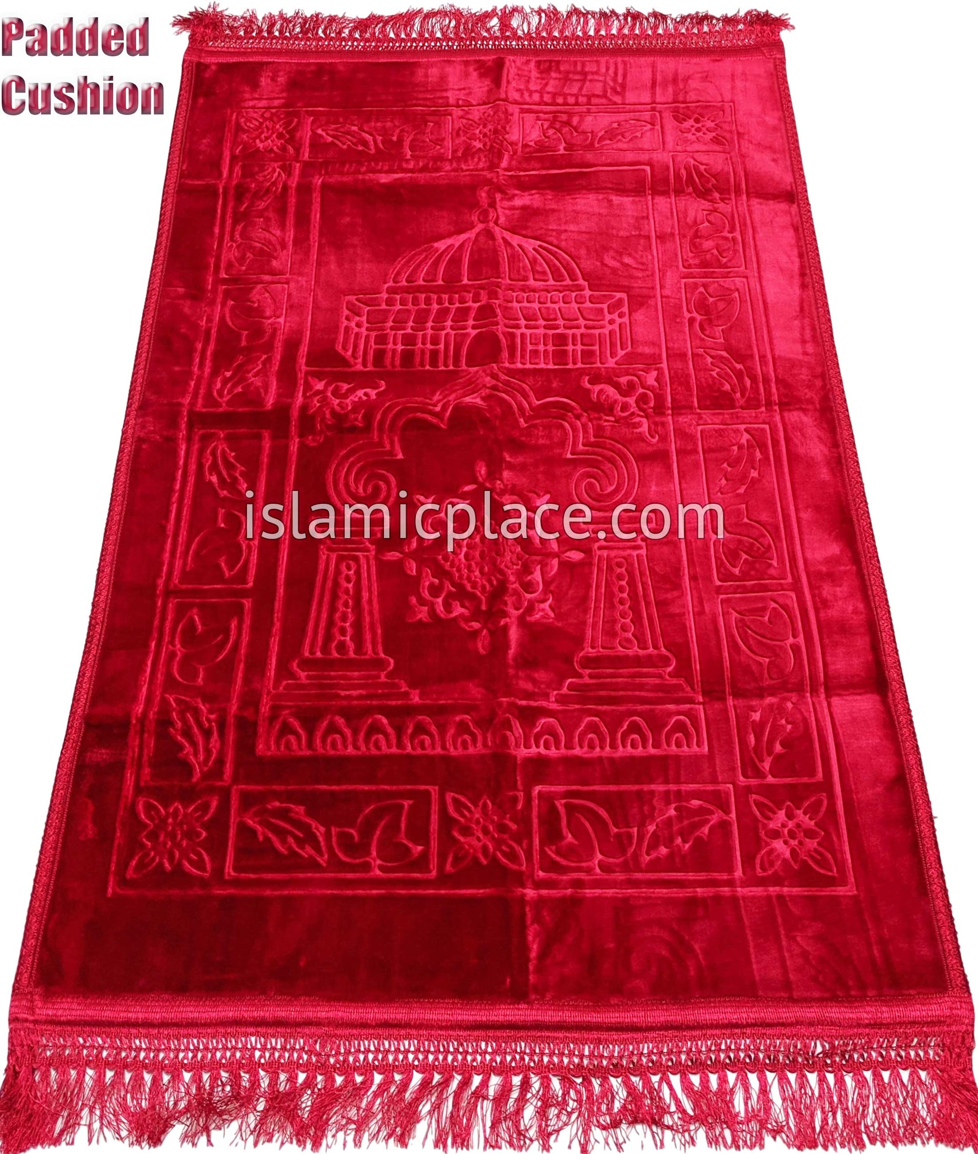 Ruby - Orthopedic Padded Foam Cushion Luxurious Prayer Rug