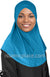 Teal - Luxurious Lycra Hijab Al-Amira - Teen to Adult (Large) 1-piece style