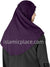 Plum - Luxurious Lycra Hijab Al-Amira - Teen to Adult (Large) 1-piece style