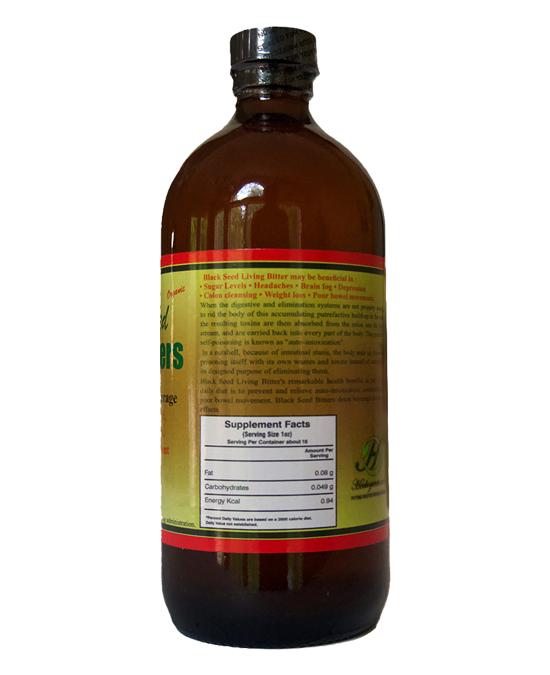 Black Seed Living Bitters 16 oz