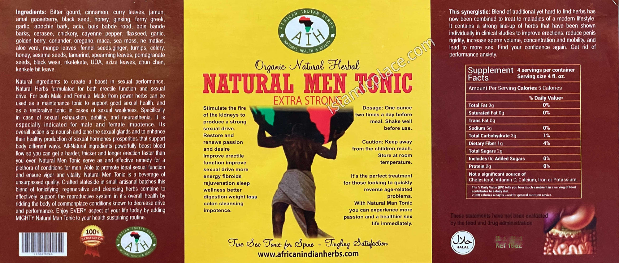 Natural Men Tonic 16 oz