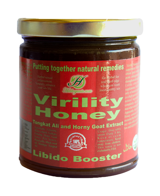 Organic Virility Honey with Tongkat Ali and Horny Goat Extract - Libido Booster