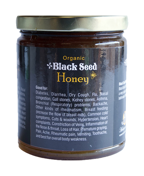 Organic Honey with Black Seed Crush