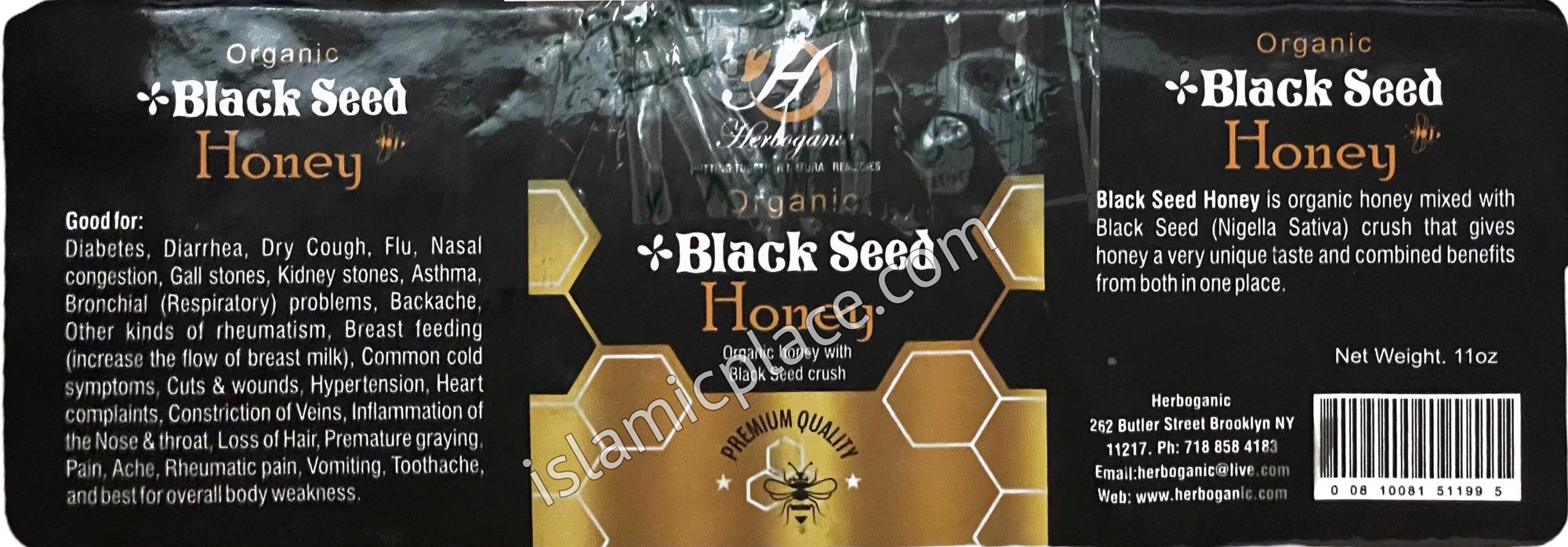 Organic Honey with Black Seed Crush