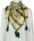 Pastel Yellow and Green - Traditional Style Men Scarf Kifaya