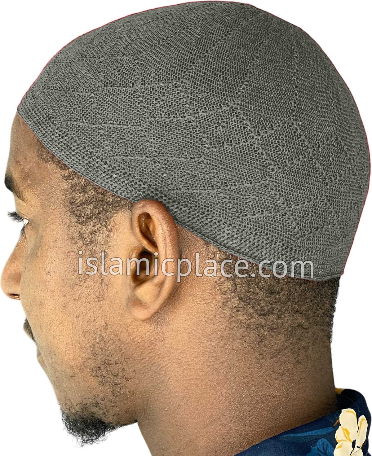 Graphite Gray - Soft Cotton Knitted Kufi