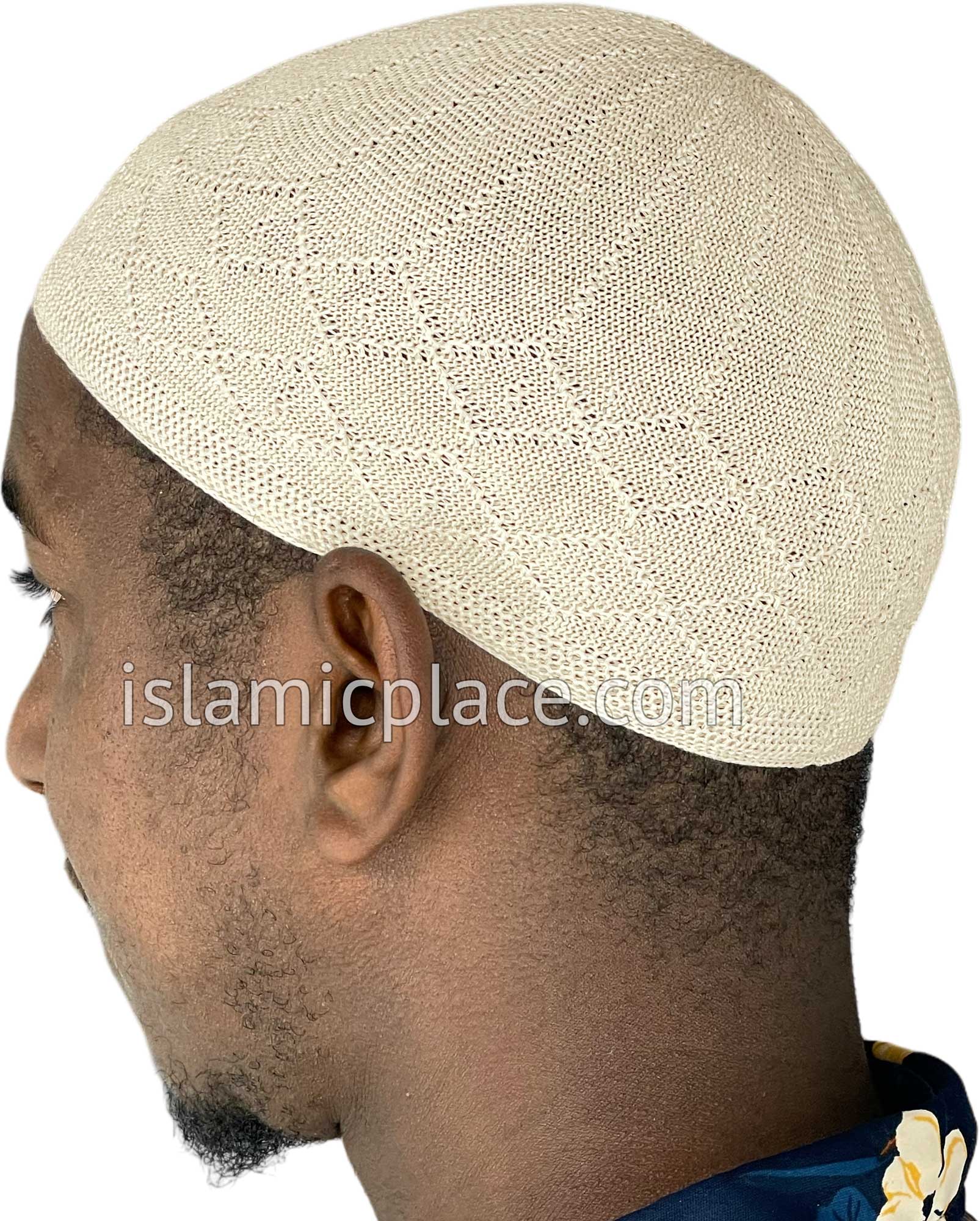 Oatmeal - Soft Cotton Knitted Kufi