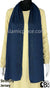 Navy Blue with Navy Stones in Design 26 - Jersey Shayla Long Rectangle Hijab 30"x70"