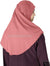 Blushing Pink - Luxurious Lycra Hijab Al-Amira - Teen to Adult (Large) 1-piece style