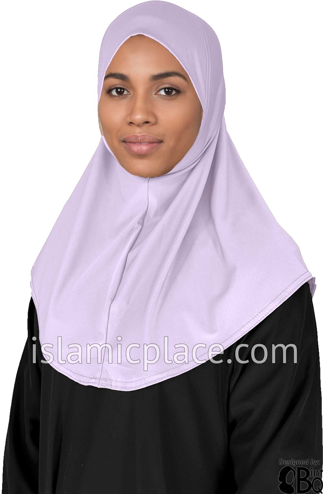 Lilac - Luxurious Lycra Hijab Al-Amira - Teen to Adult (Large) 1-piece style