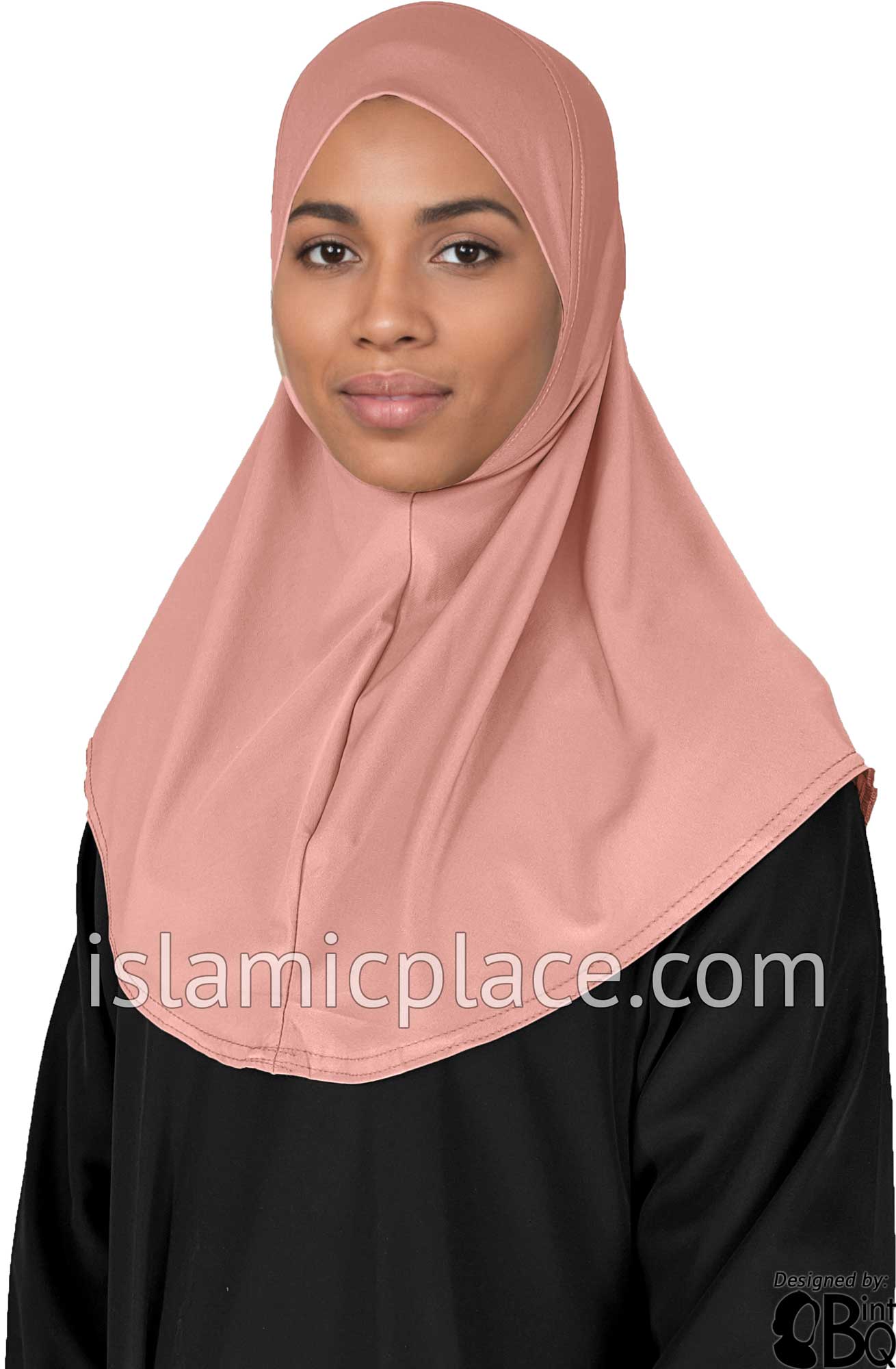 Nude - Luxurious Lycra Hijab Al-Amira - Teen to Adult (Large) 1-piece style