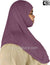 Light Plum - Plain Teen to Adult (Large) Hijab Al-Amira with Built-in Niqab