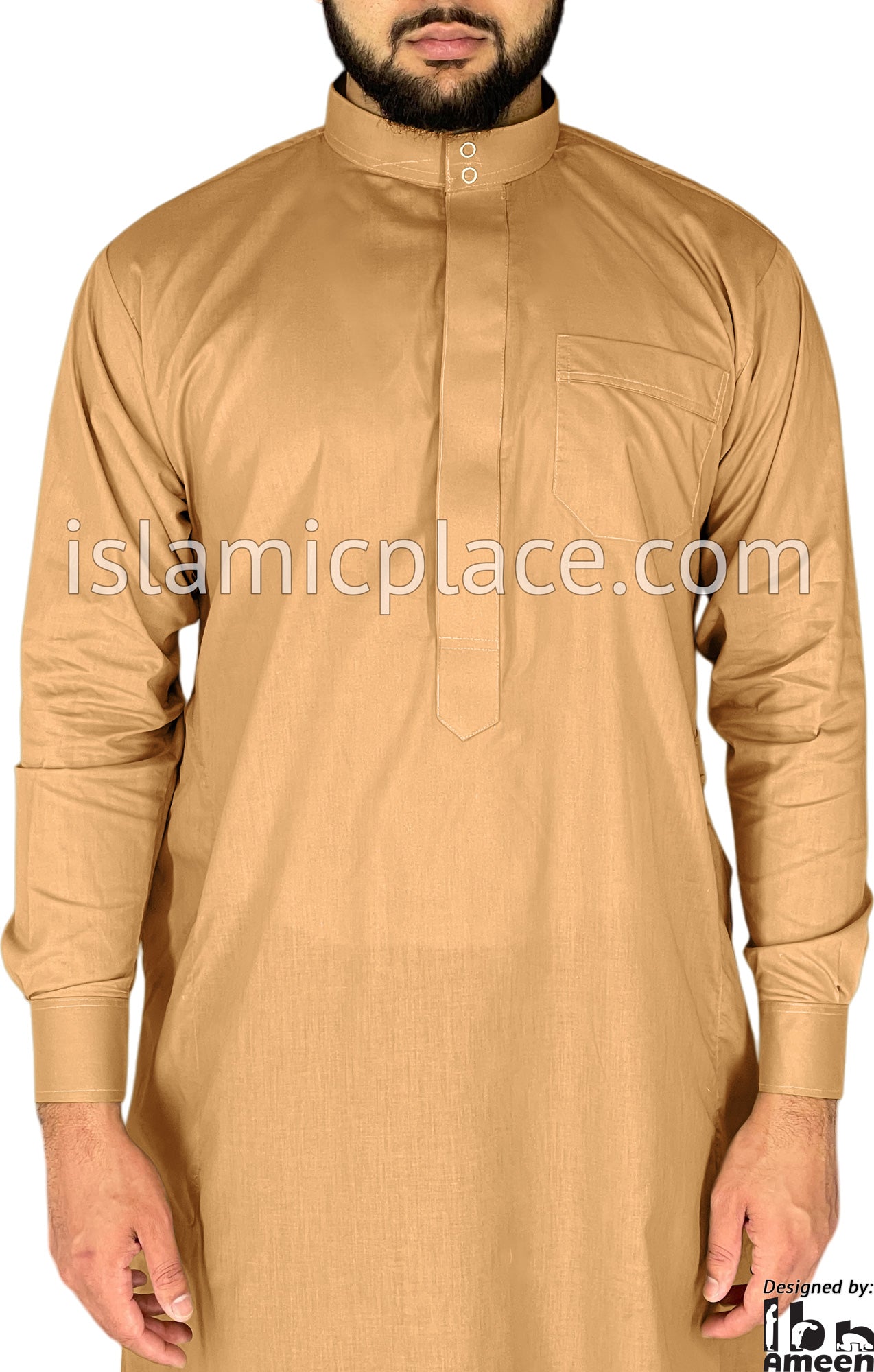 Caramel - Men Saudi Ad-Daffah LT Thob by Ibn Ameen - IA3