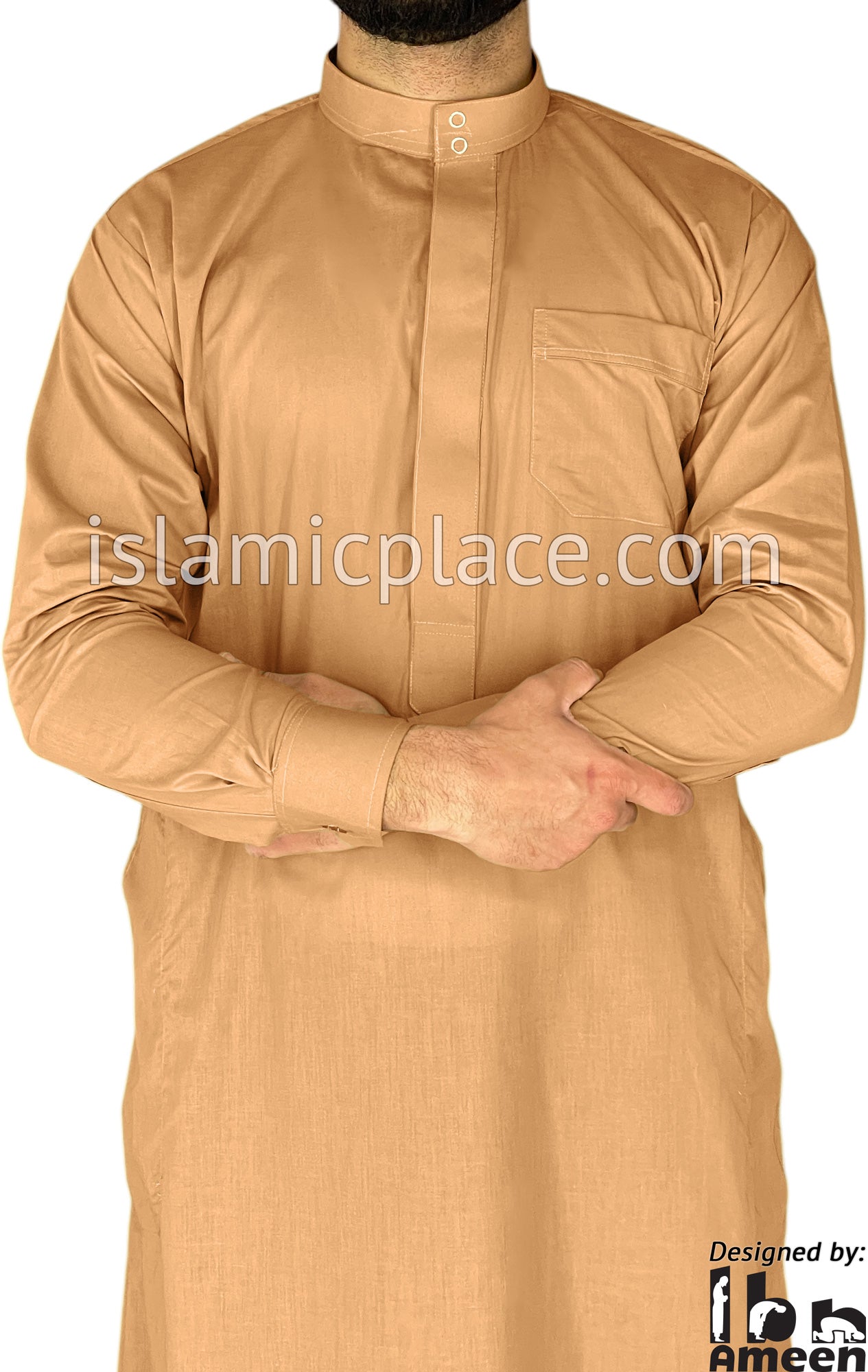 Caramel - Men Saudi Ad-Daffah LT Thob by Ibn Ameen - IA3