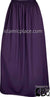 Plum - Plain Skirt in Soft ITY Jersey Fabric