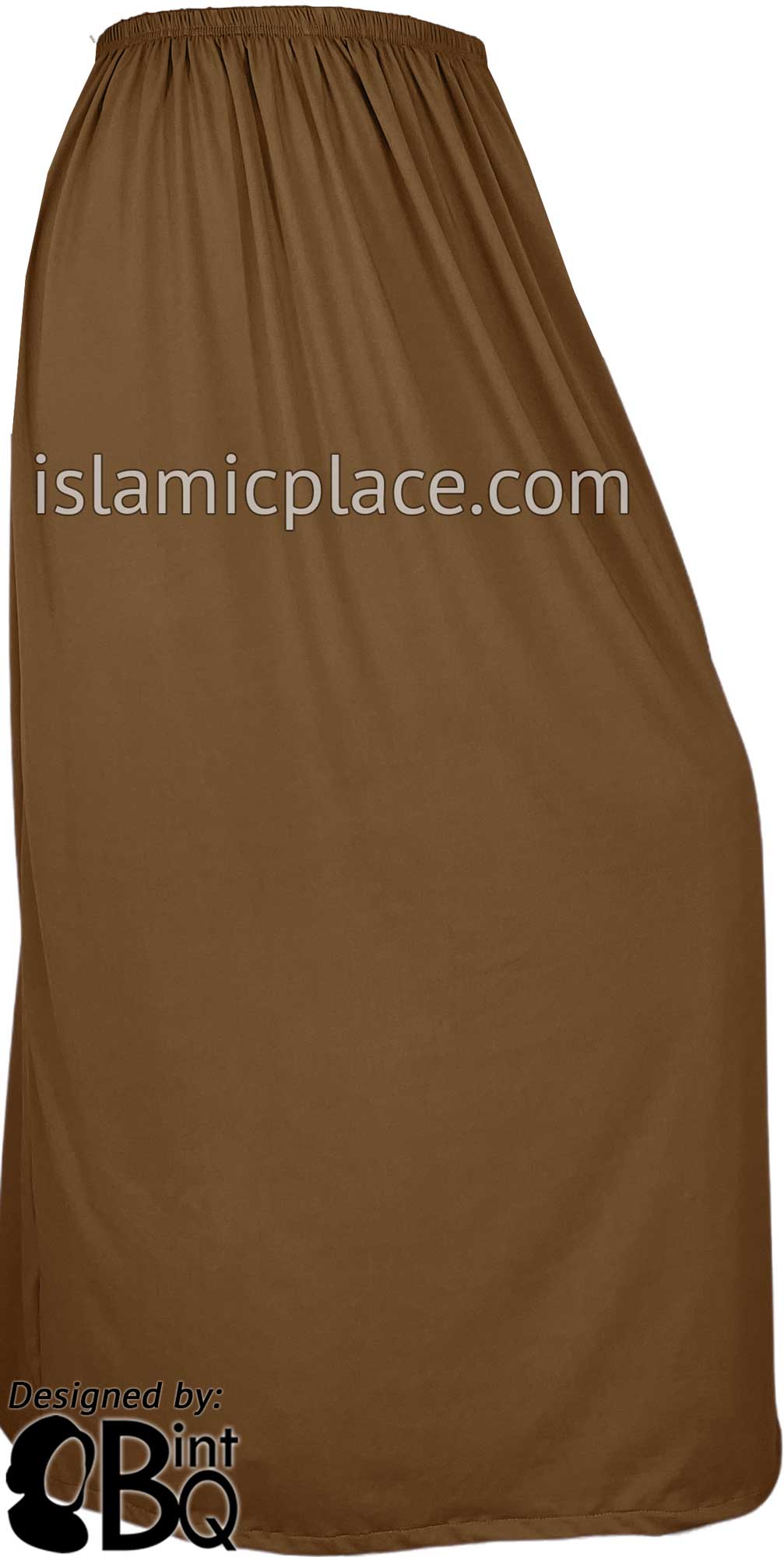 Hazelnut - Plain Skirt in Soft ITY Jersey Fabric