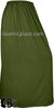 Fresh Olive - Plain Skirt in Soft ITY Jersey Fabric