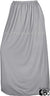 Slate Gray - Plain Skirt in Soft ITY Jersey Fabric