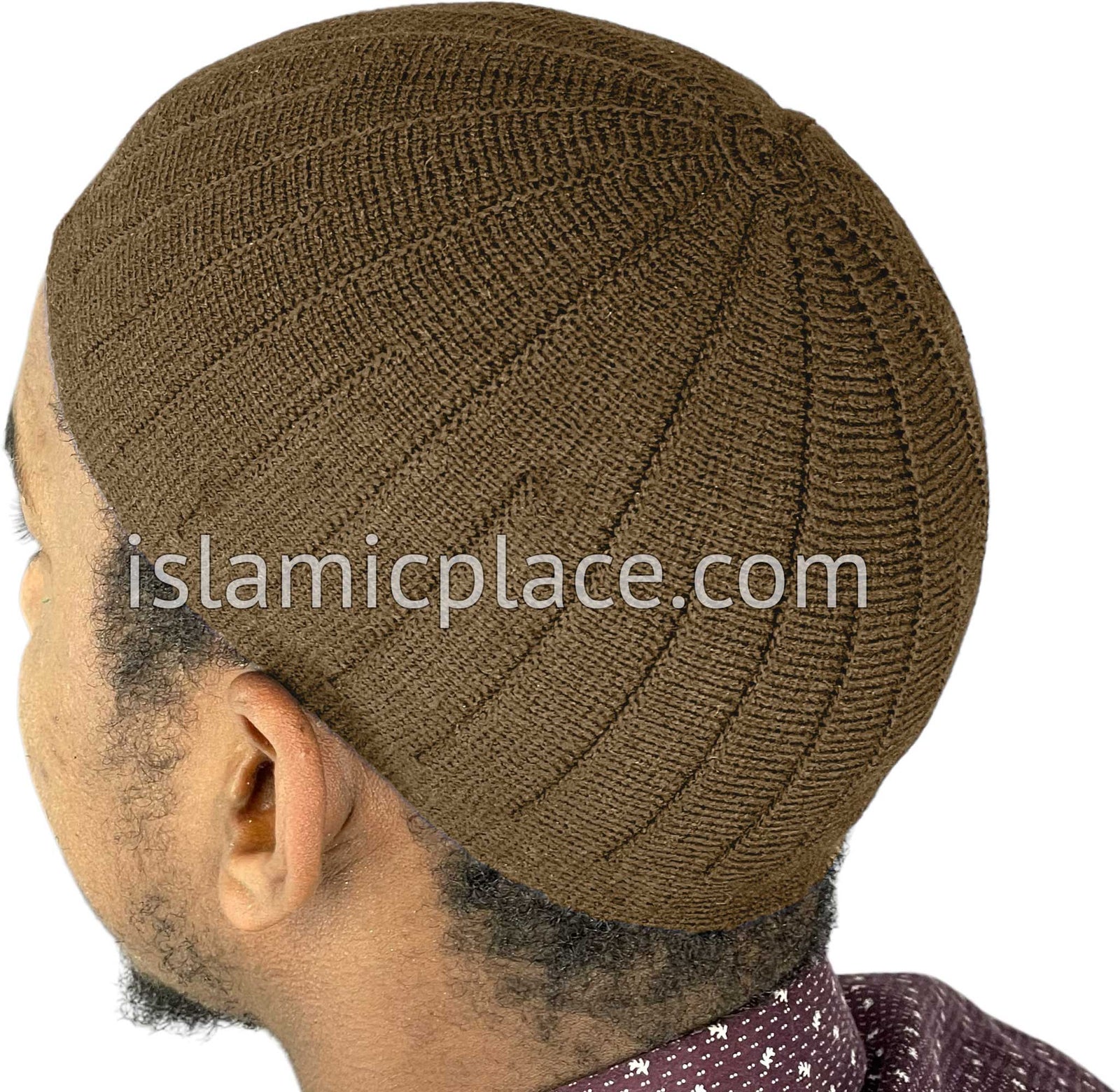 Dark Khaki - Warm Knitted Adeel Designer Kufi