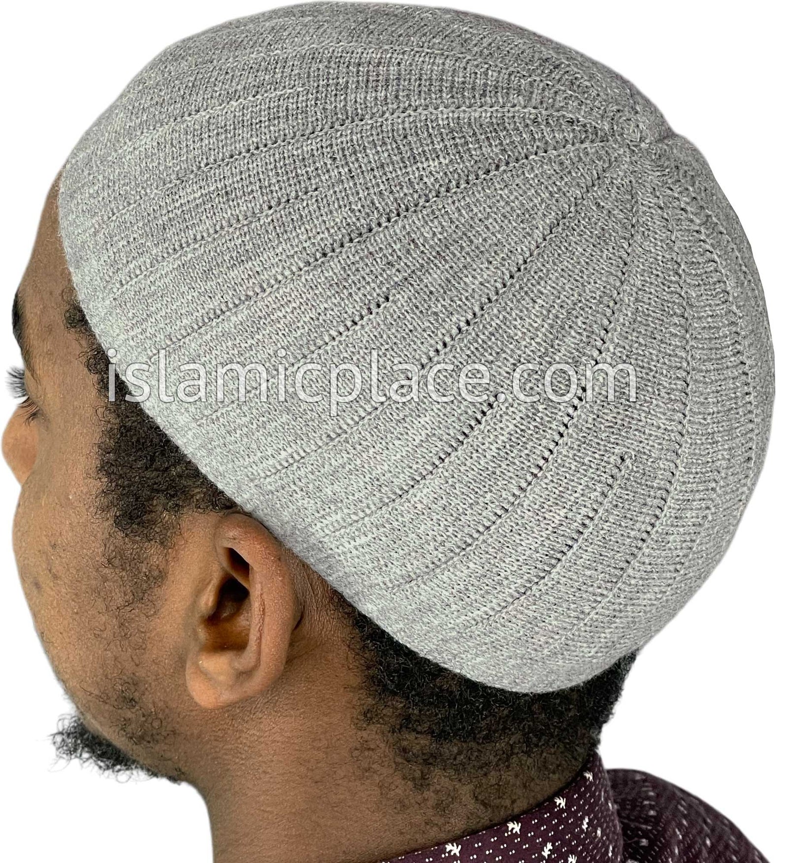 Silver Gray - Warm Knitted Adeel Designer Kufi