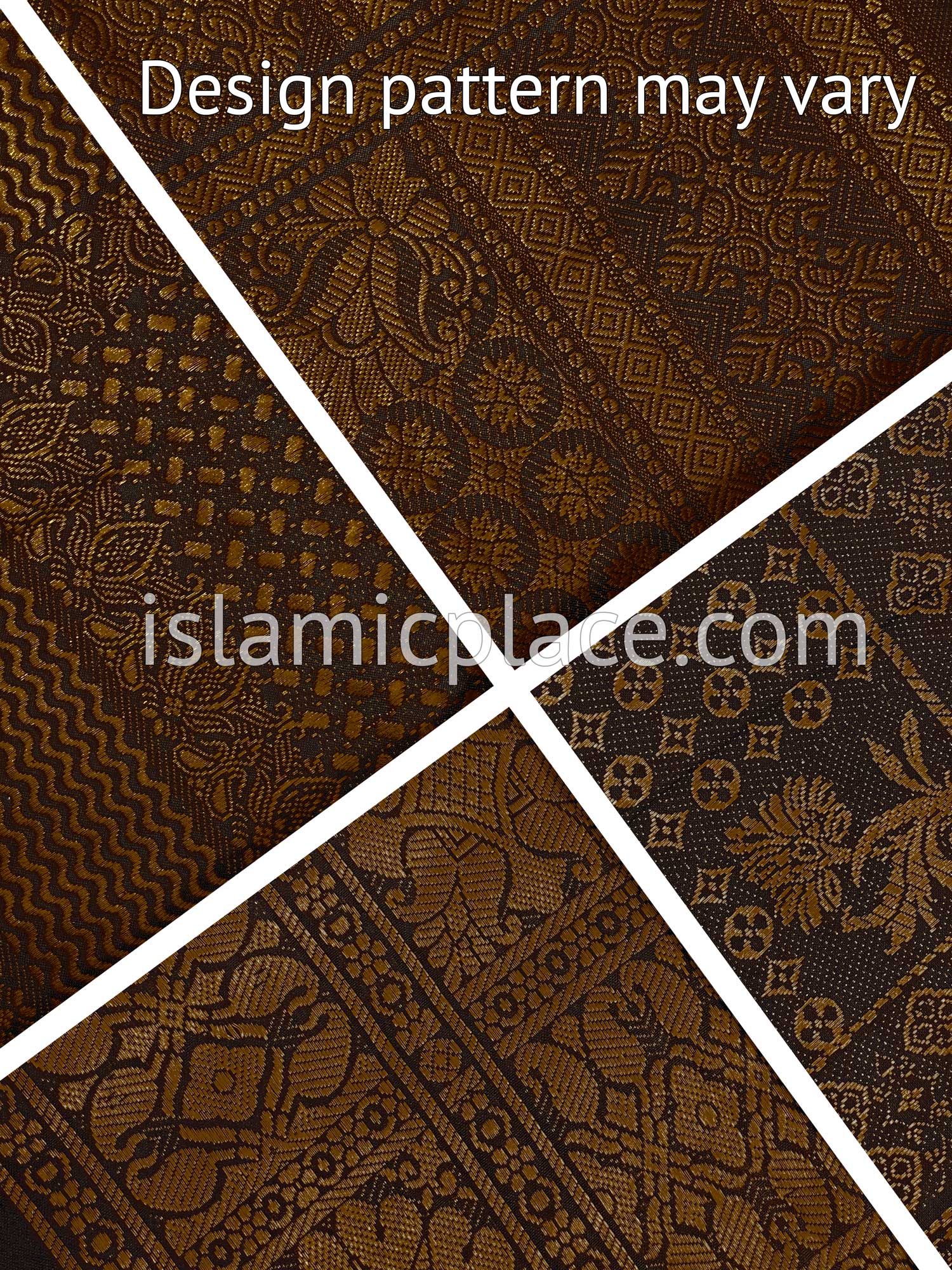 Black and Rust - Umar Collection Men Scarf Kifaya