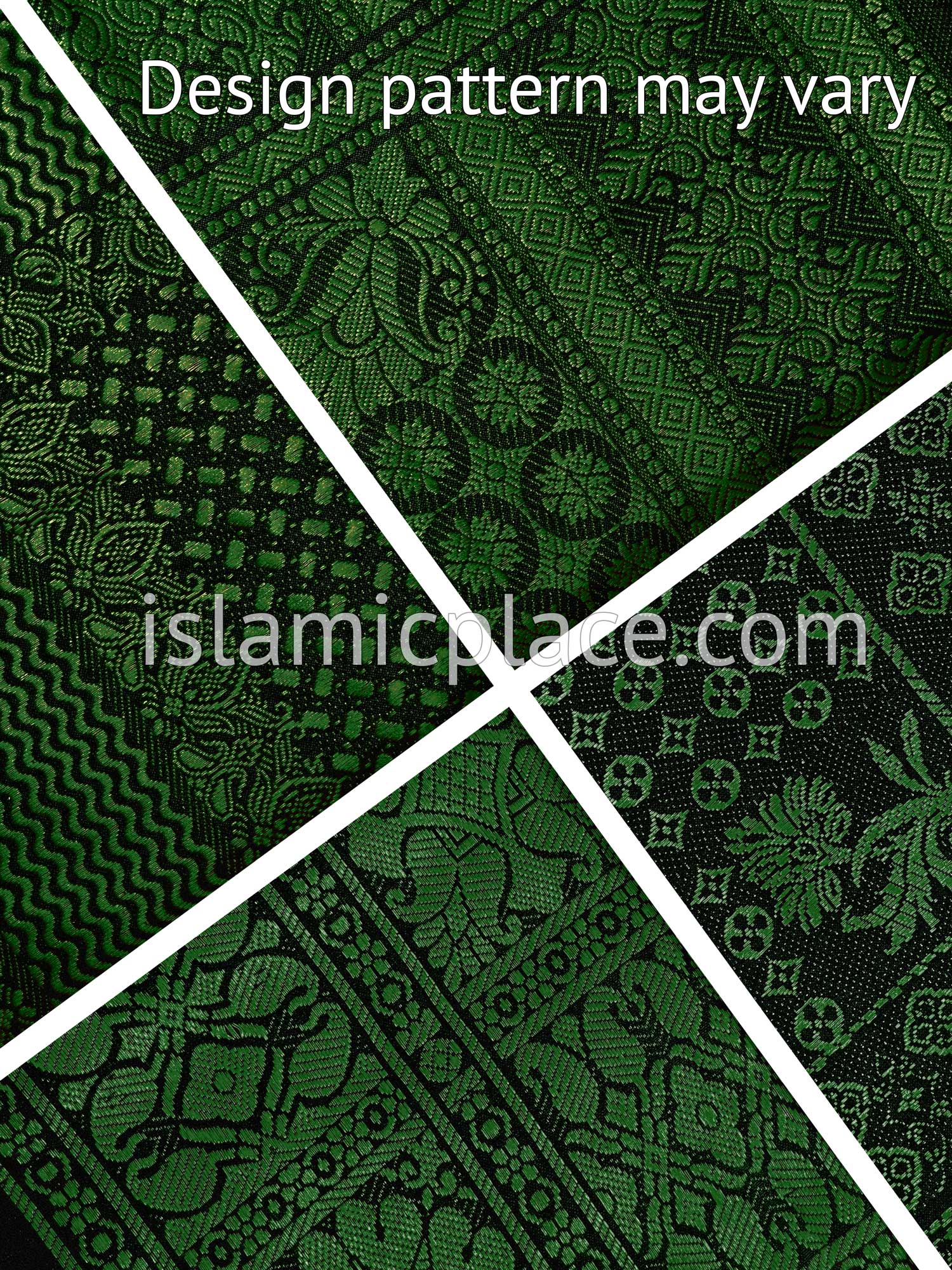 Black and Green - Umar Collection Men Scarf Kifaya