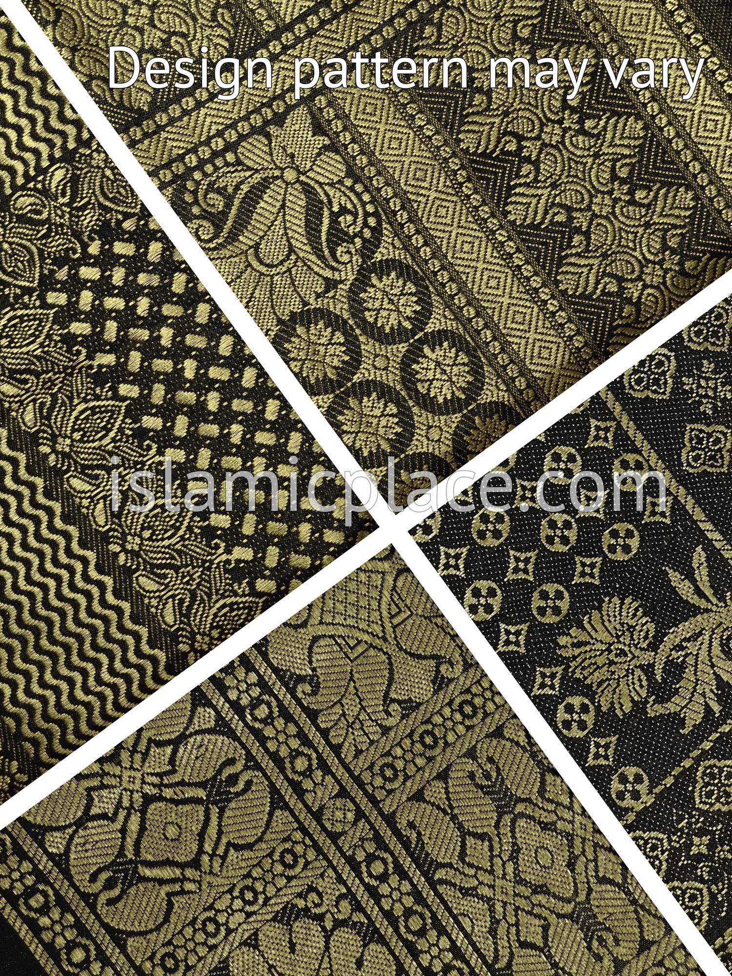 Black and Khaki - Umar Collection Men Scarf Kifaya