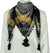 Black, White and Mustard Gold - Wali Collection Men Scarf Kifaya