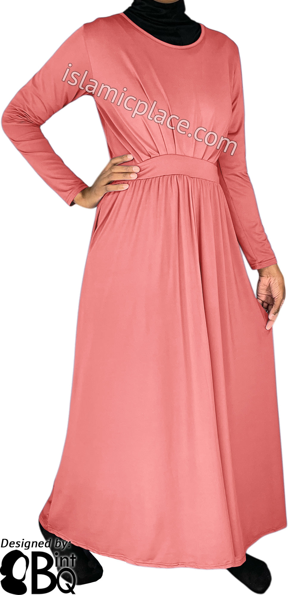 Blushing Pink - Princess Munira Stylish Abaya by BintQ