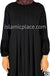 Black - Marwa Babydoll Inspired Stylish Abaya by BintQ - BQ274