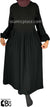 Black - Shehnaz Babydoll Inspired Stylish Abaya by BintQ - BQ314