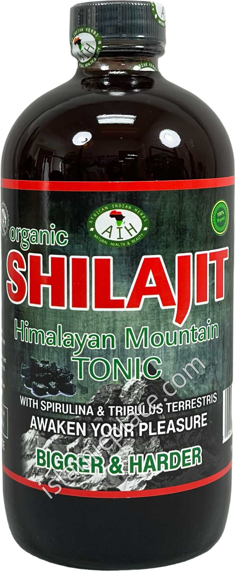 Organic Shilajit Himalayan Mountain Tonic - Awaken Your Pleasure Bigger & Harder 16 oz