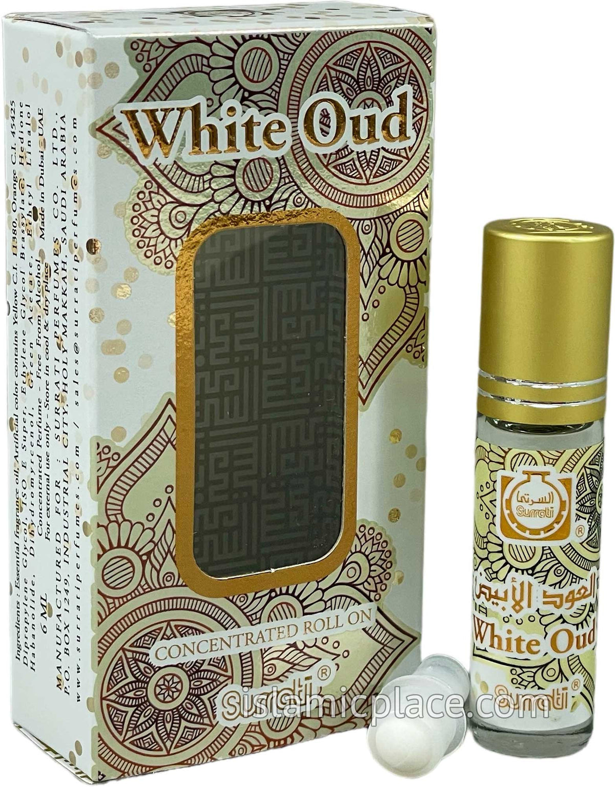 White Oud - Concentrated Perfume Oil by Surrati 6ml Roll-on