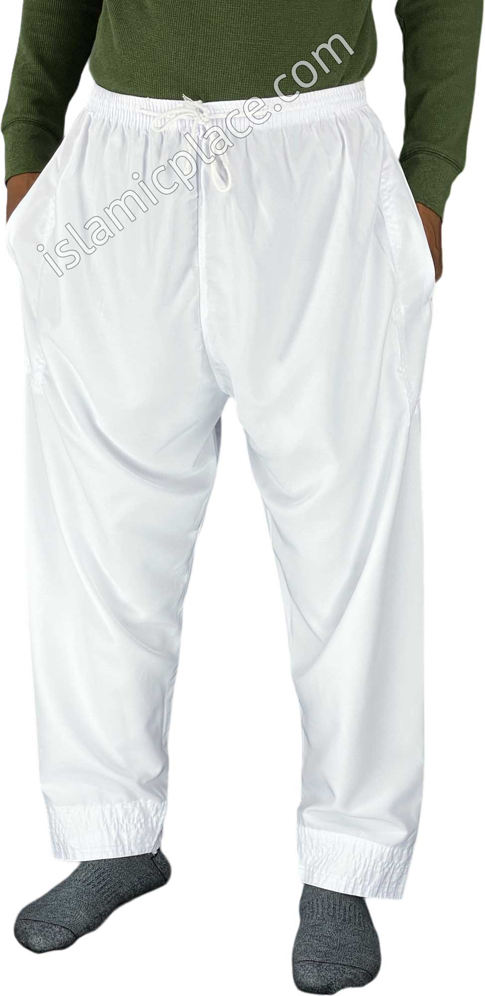 White - Plain Men Pants