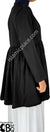 Black - Tayba Pleated Style Kameez Tunic Top by BintQ - BQ279