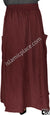 Burgundy - Jenna Style Desinger Skirt by BintQ - BQ236