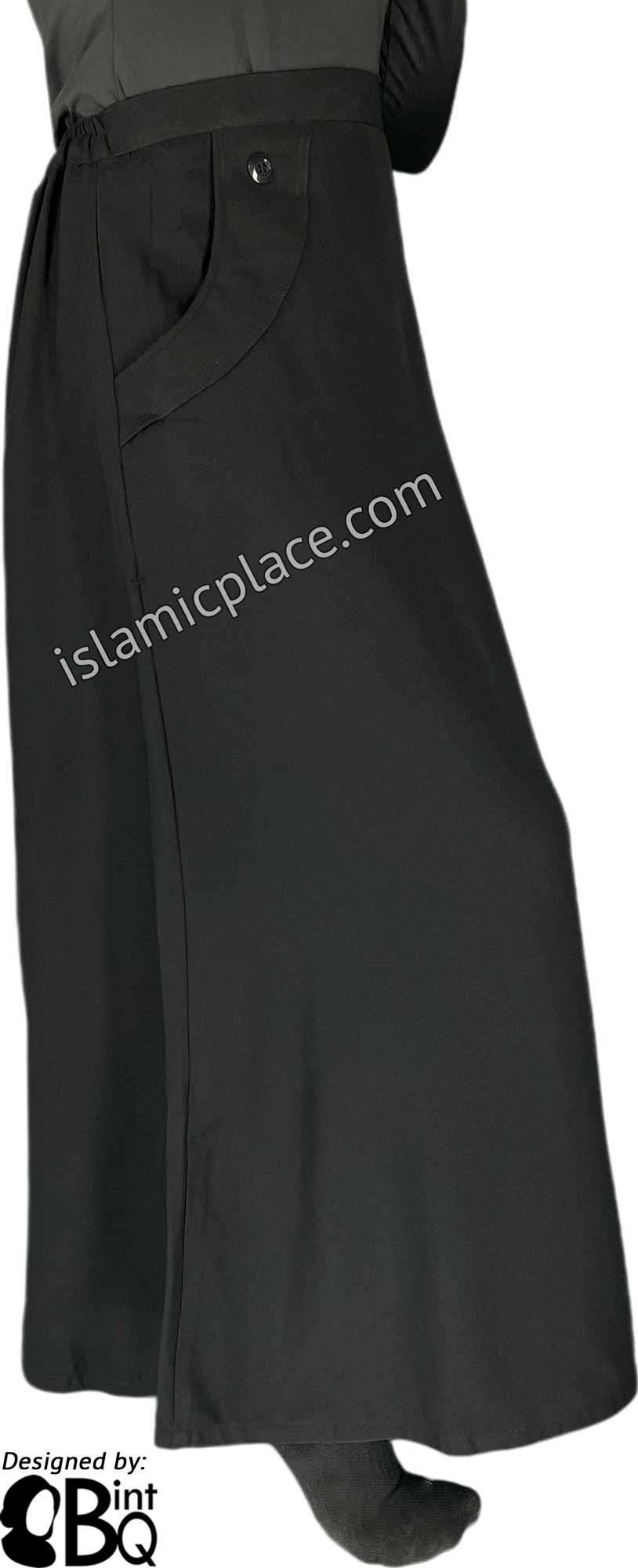 Black - Esma Style Desinger Skirt by BintQ - BQ217